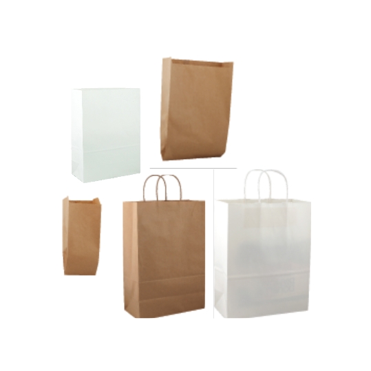 Brown / White Kraft Paper Bags