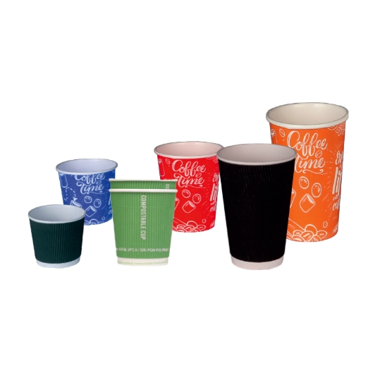 PE / Biopolymer / Emulsion Coated Paper Cups