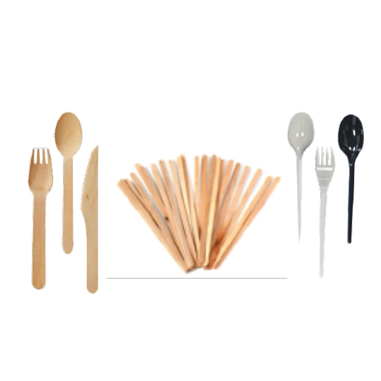 Paper / Wooden / Plastic Cutlery