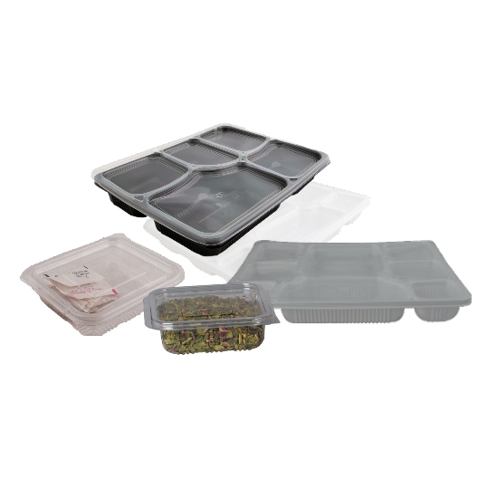 Plastic Meal Tray & Hinged Box