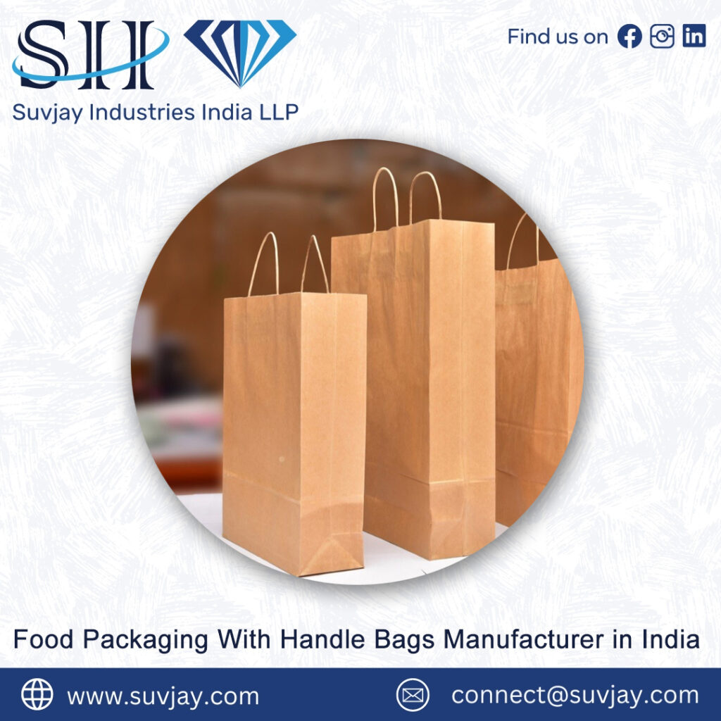 Food Packaging With Handle Bags Manufacturer in India