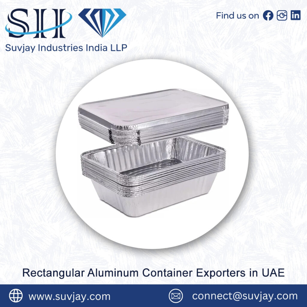 Rectangular Aluminum Container Exporters in UAE