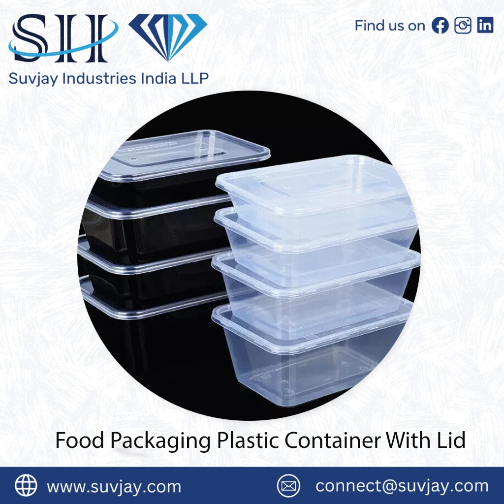 Food Packaging Plastic Container With Lid