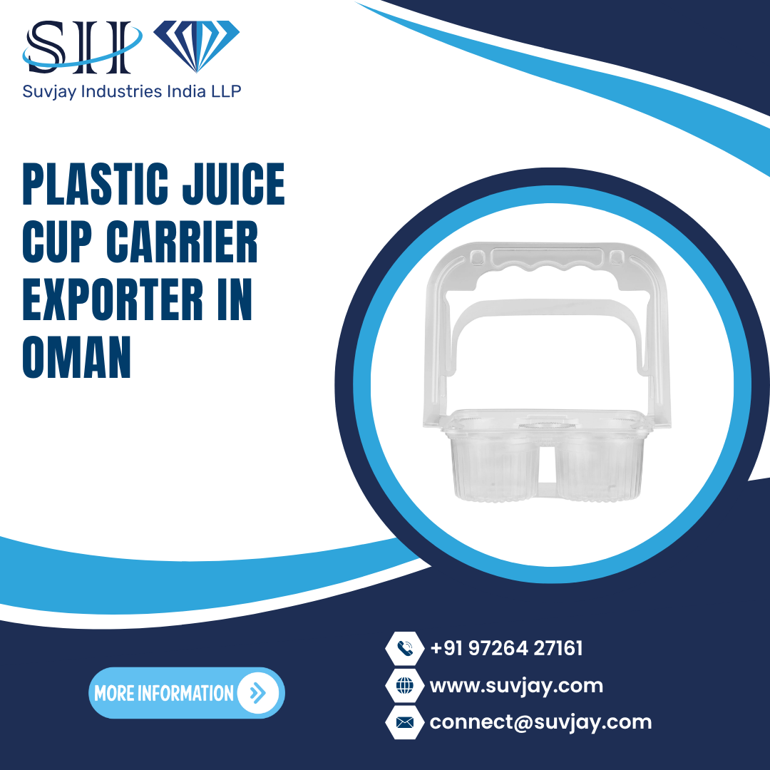 Plastic Juice Cup Carrier Exporter in Oman